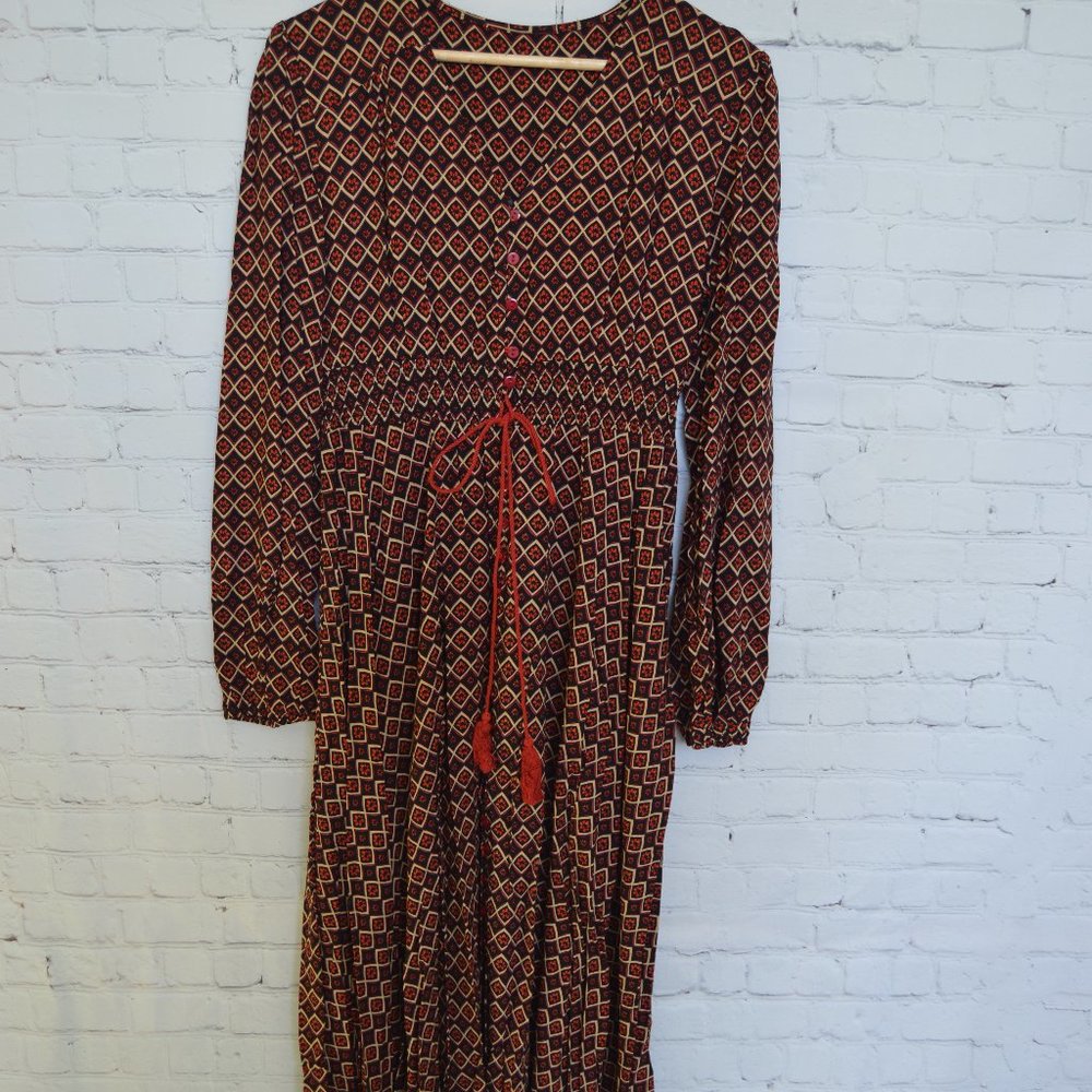 Brand New Floor Length Long Sleeved Dress